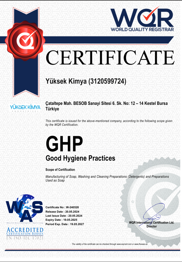 GHP -  Good Hygiene Practices